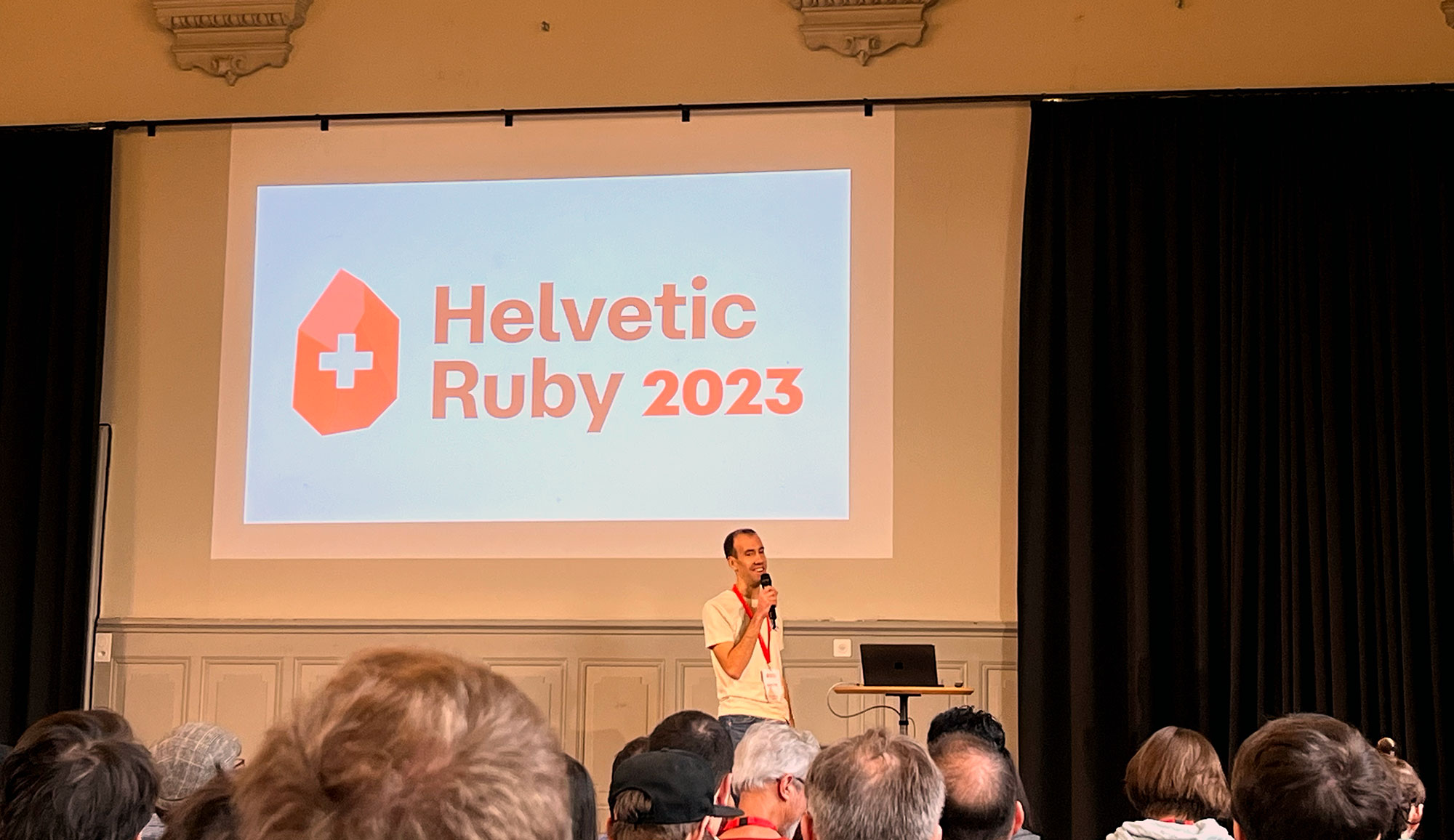 Dimiter Petrov kicks off the first Swiss Ruby conference